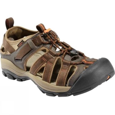 Sandalias Keen Owyhee Hombre - Negras / Marrones - Chile ZWY183596